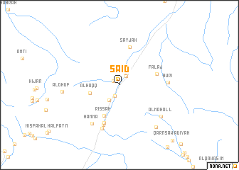 map of Sā‘id