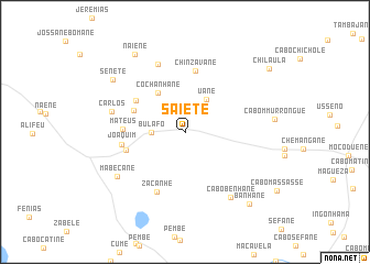 map of Saiete