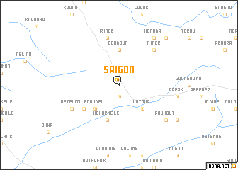 map of Saigon