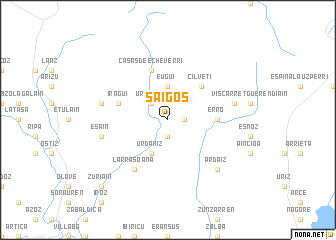 map of Saigós