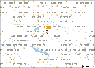 map of Saig