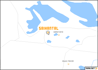 map of Saihan Tal