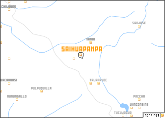 map of Saihuapampa