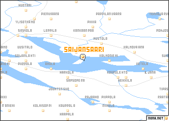 map of Saijansaari