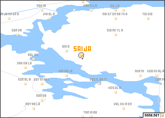 map of Säijä