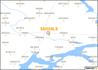 map of Saikkala