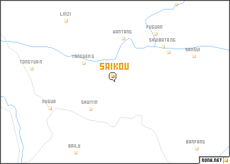 map of Saikou