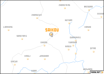map of Saikou
