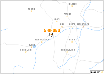 map of Saikubo