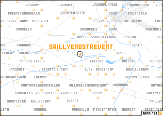 map of Sailly-en-Ostrevent