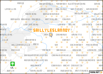 map of Sailly-lès-Lannoy