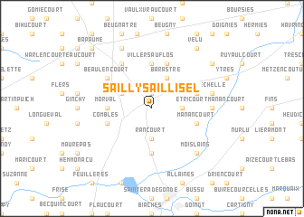 map of Sailly-Saillisel