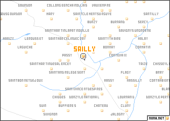 map of Sailly