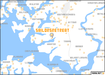 map of Sailors Retreat