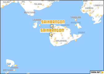 map of Saimbangon