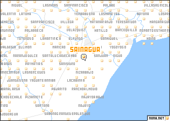 map of Sainaguá
