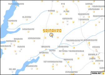 map of Sainakro