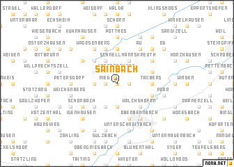 map of Sainbach