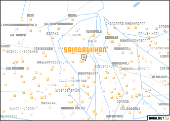 map of Sāīndād Khān