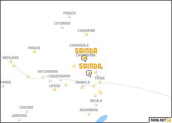 map of Sainda