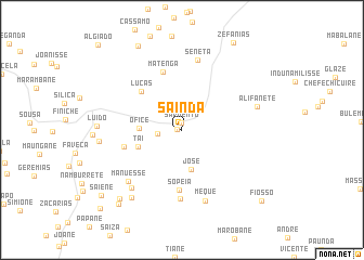 map of Sainda