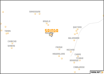 map of Sainda