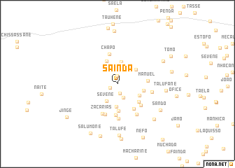 map of Sainda