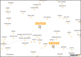 map of Sainda