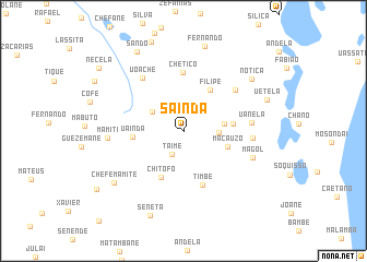 map of Sainda