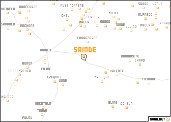 map of Sainde