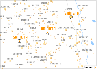 map of Saineta