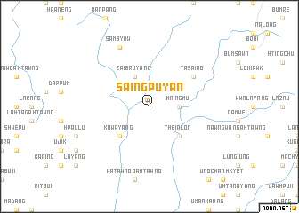 map of Saing-pu-yan