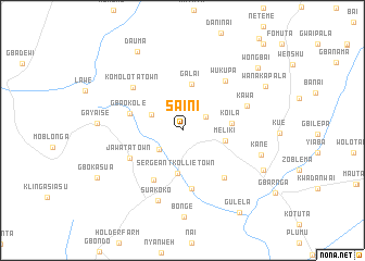 map of Saini