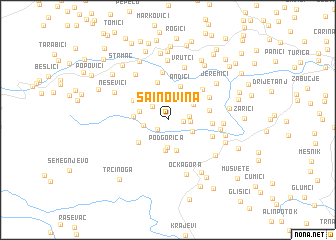 map of Sainovina