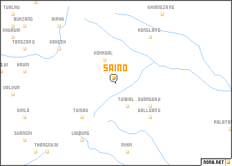 map of Saino