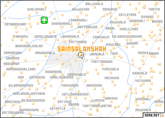 map of Sāin Salām Shāh