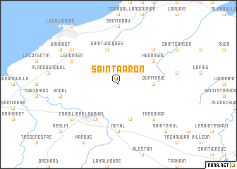 map of Saint-Aaron