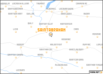 map of Saint-Abraham