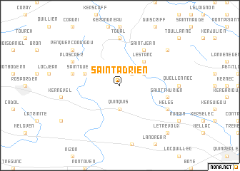 map of Saint-Adrien