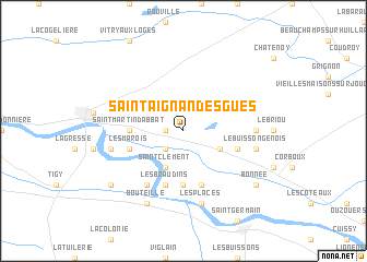 map of Saint-Aignan-des-Gués