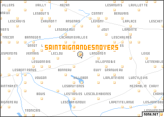 map of Saint-Aignan-des-Noyers