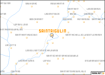 map of Saint-Aigulin