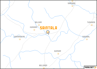 map of Saintala
