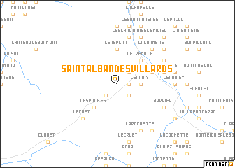 map of Saint-Alban-des-Villards