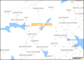 map of Saint Albans