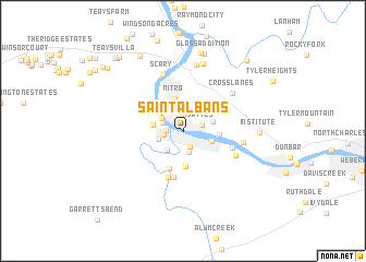 map of Saint Albans