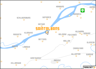 map of Saint Albans