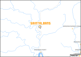 map of Saint Albans