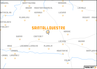 map of Saint-Allouestre