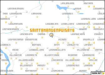 map of Saint-Amand-en-Puisaye